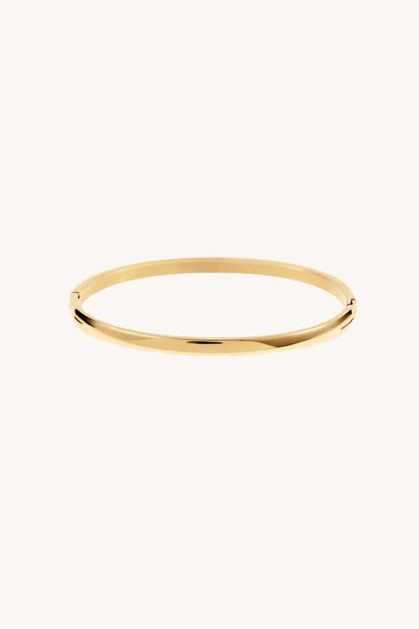Ondine Twist Bangle - 18K Gold Plated