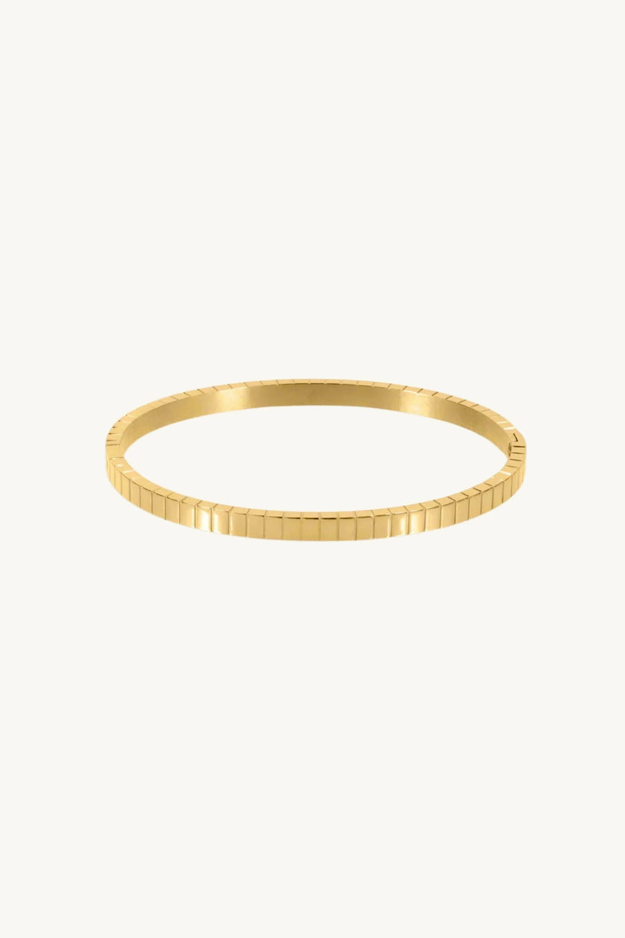 Carreau Tile 18ct Gold Plated Bangle