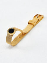 Imperio Noir Mesh Bracelet - 18ct Gold Plated