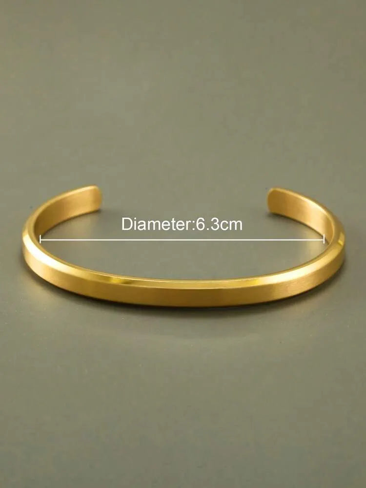 Épure Minimalist 18ct Gold Plated Cuff