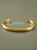 Épure Minimalist 18ct Gold Plated Cuff