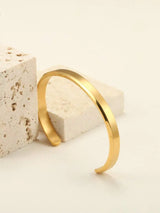 Épure Minimalist 18ct Gold Plated Cuff