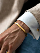 Épure Minimalist 18ct Gold Plated Cuff