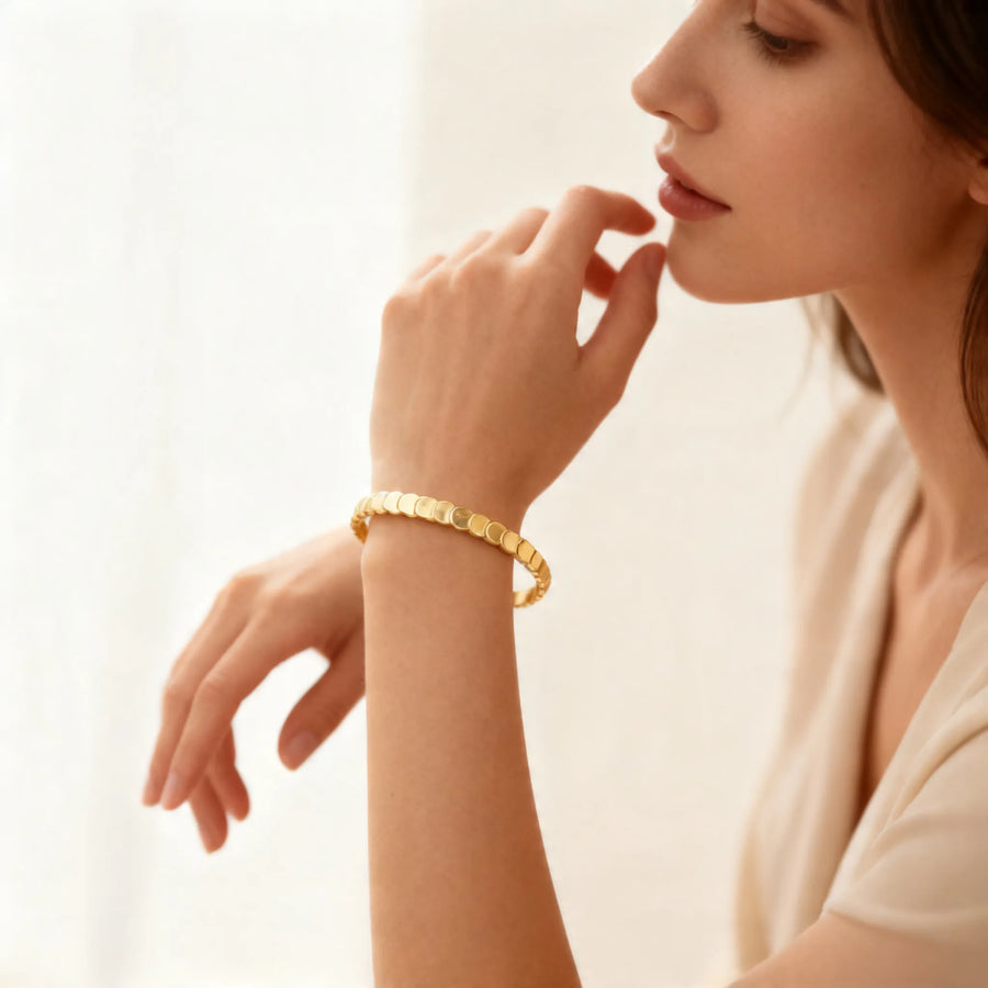 Solène Delicate 18ct Gold Plated Bracelet
