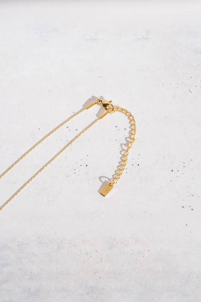 Blanche Diamant Pendant Necklace - 18ct Gold Plated