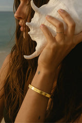 Étoile Polaire 18ct Gold Plated Cuff