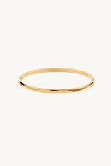 Ondine Twist 18ct Gold Plated Bangle