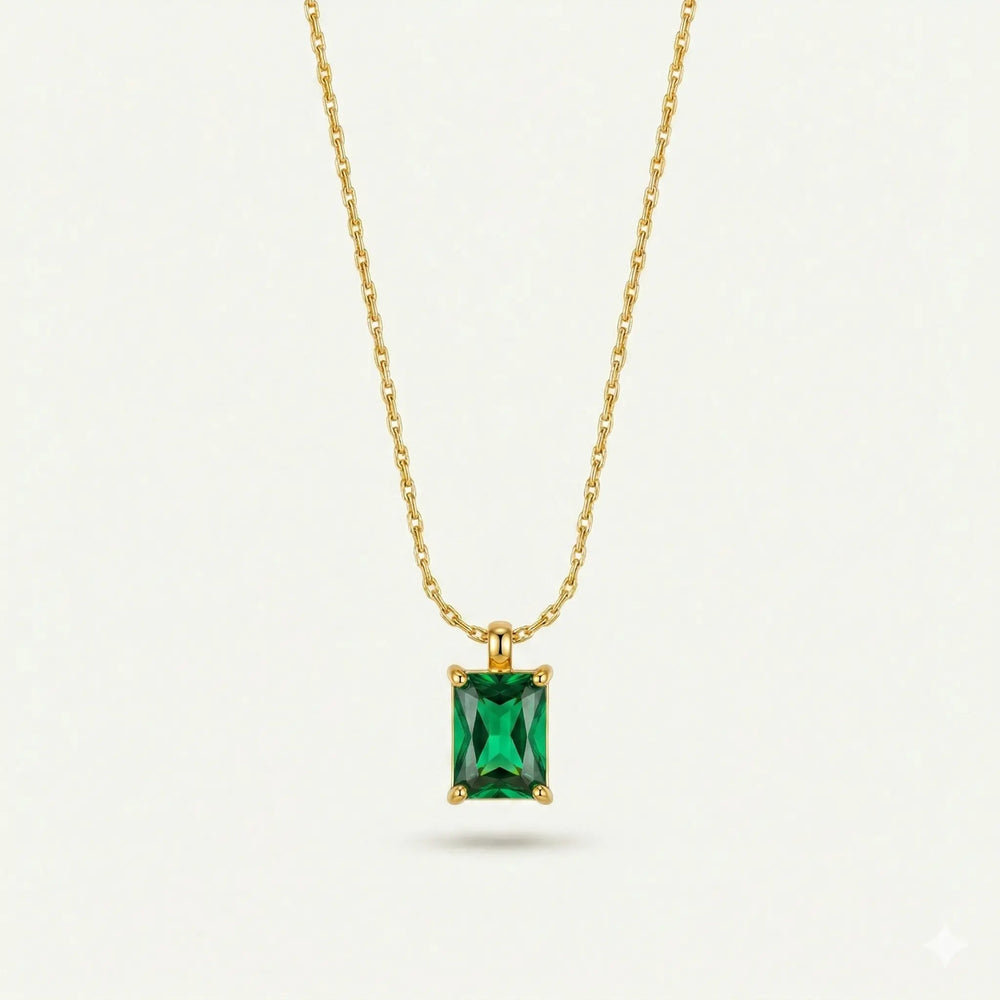 Blanche Diamant Pendant Necklace - 18ct Gold Plated