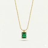 Blanche Diamant Pendant Necklace - 18ct Gold Plated