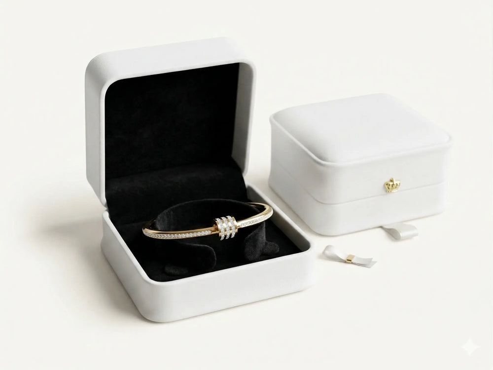 Aurore Twisted  18ct Gold Plated Bangle
