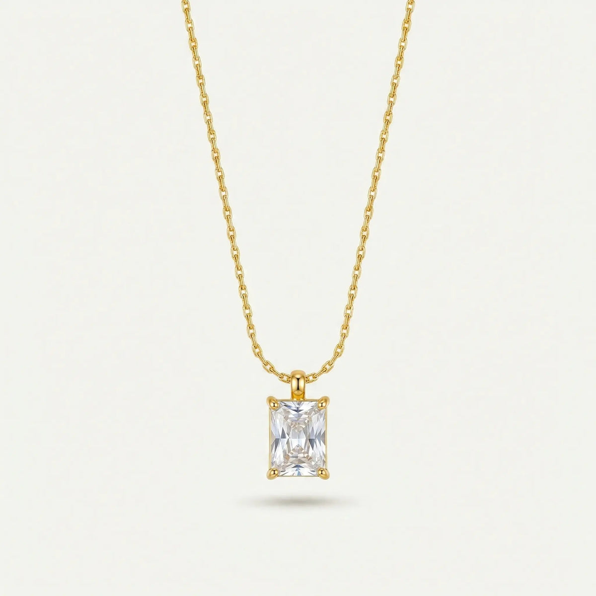 Blanche Diamant Pendant Necklace - 18ct Gold Plated