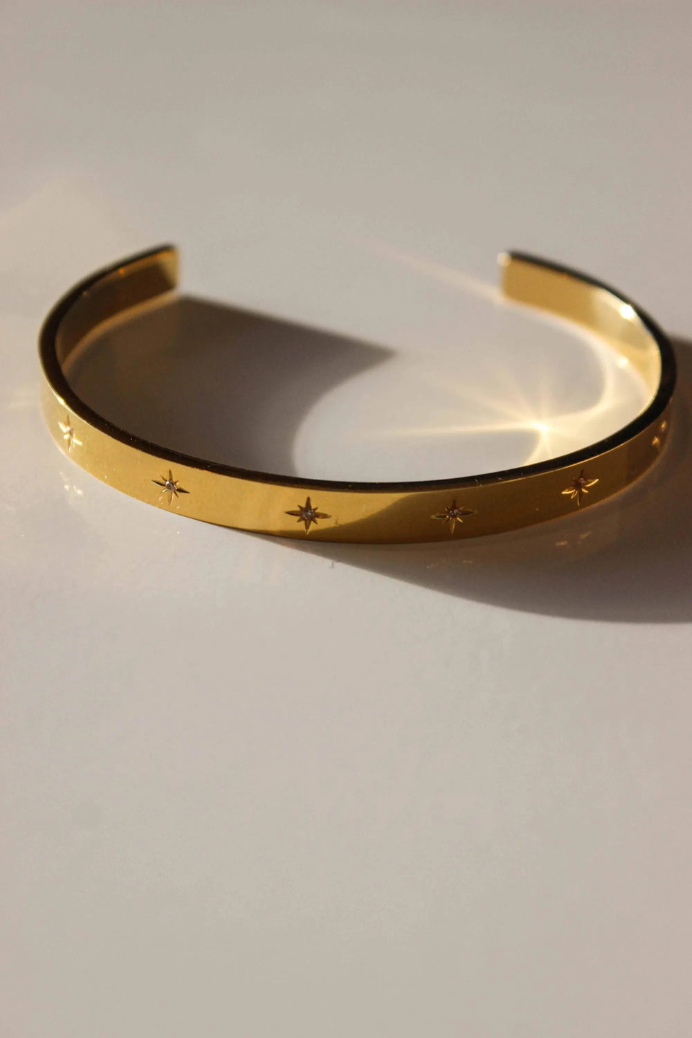Étoile Polaire 18ct Gold Plated Cuff