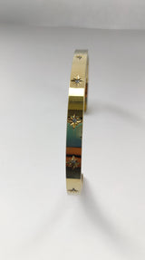 Étoile Polaire 18ct Gold Plated Cuff