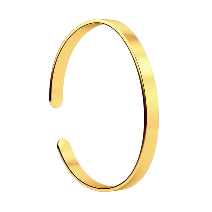 Épure Minimalist 18ct Gold Plated Cuff