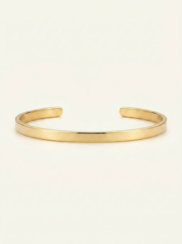 Épure Minimalist 18ct Gold Plated Cuff