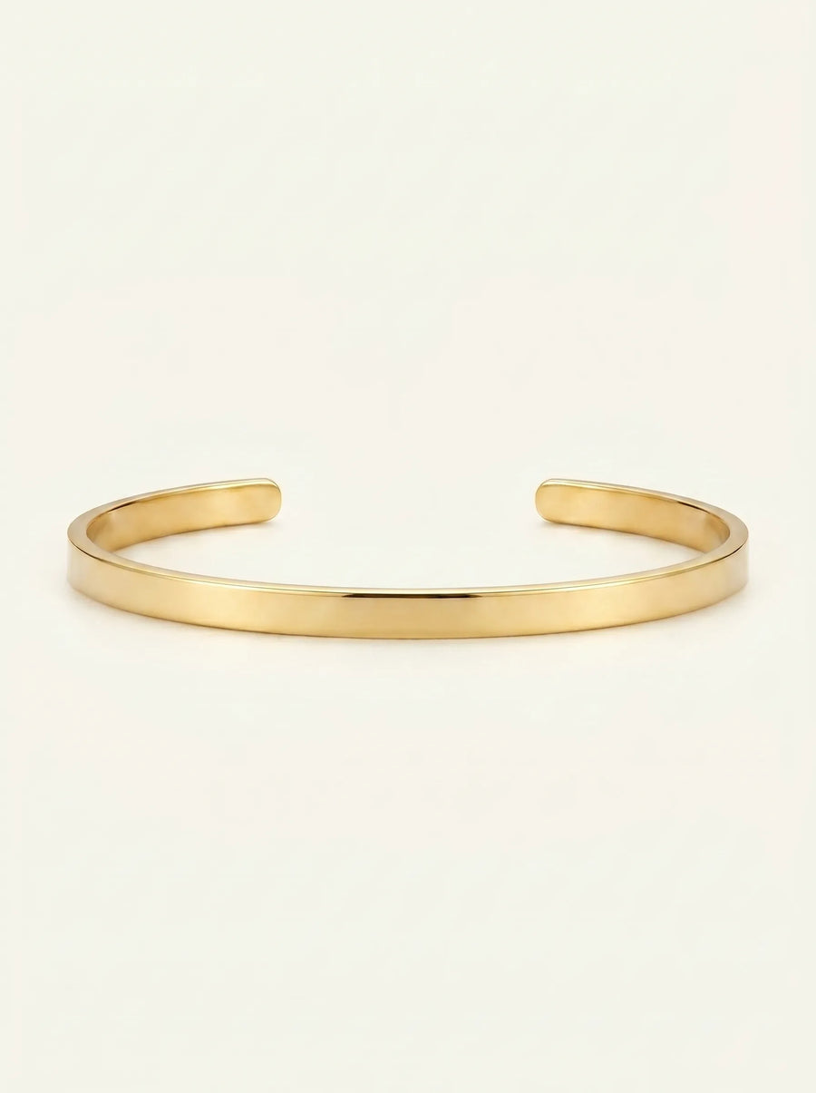 Épure Minimalist 18ct Gold Plated Cuff