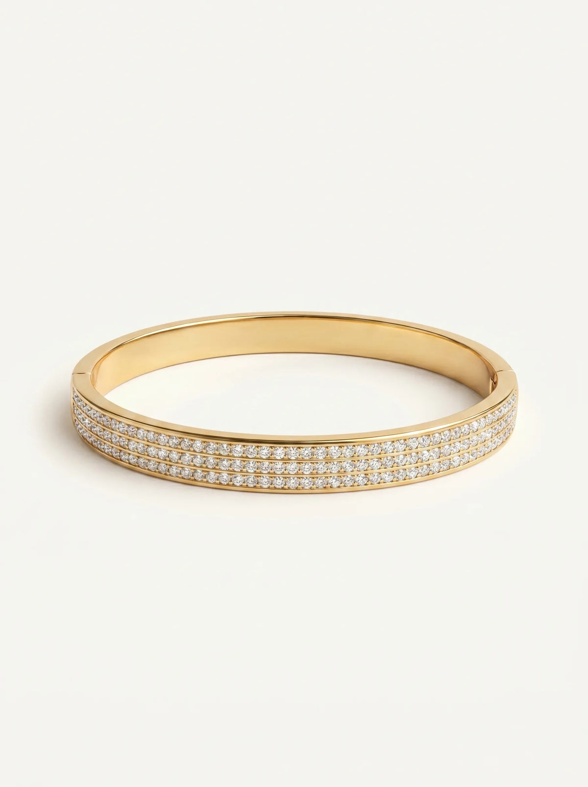 Céleste Diamond Link 18ct Gold Plated Bangle