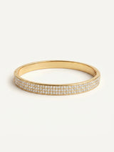 Céleste Diamond Link 18ct Gold Plated Bangle
