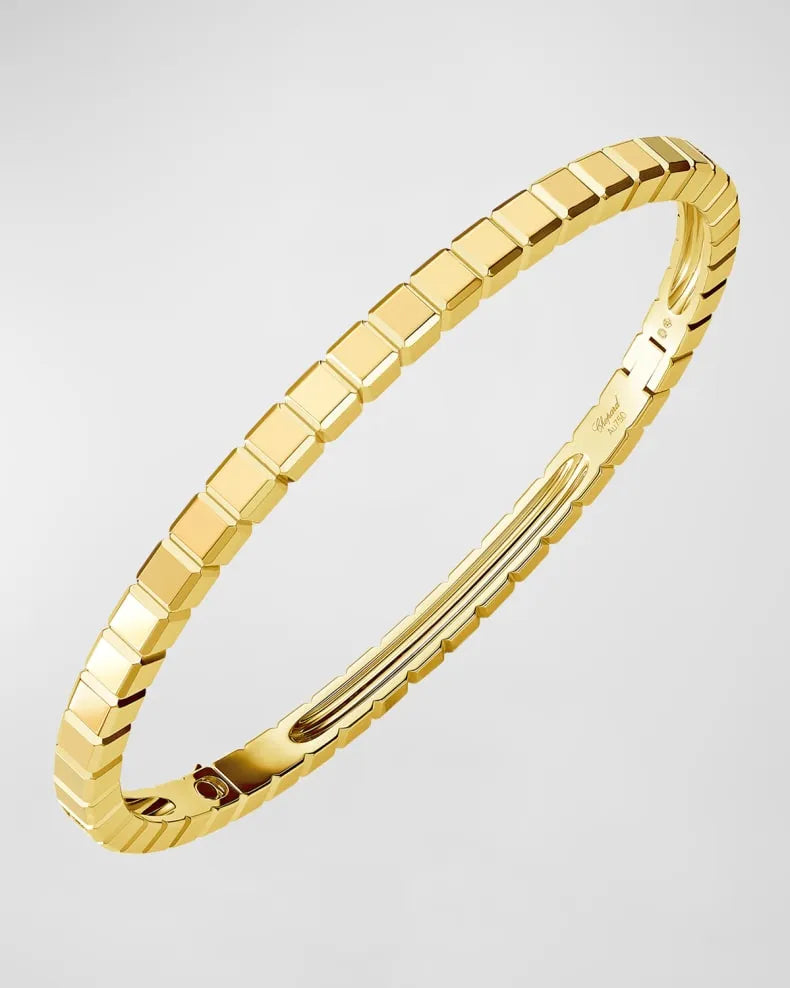 Carreau Tile 18ct Gold Plated Bangle