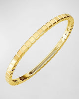 Carreau Tile 18ct Gold Plated Bangle